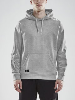 Craft Kapuzenpullover Hoodie Community (athletische Passform) grau Herren